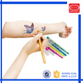 Stencil Kit Set Childrens Fun Kids Glitter Temporary Tattoo Gel Pens